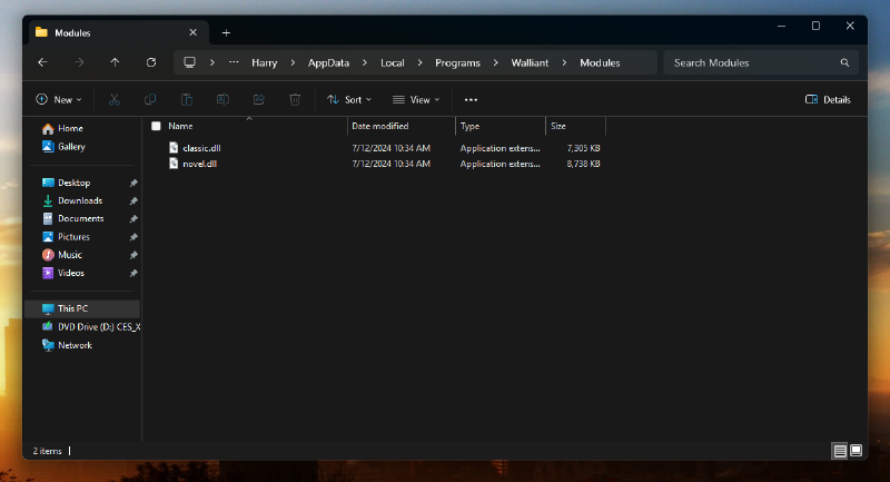Modules folder