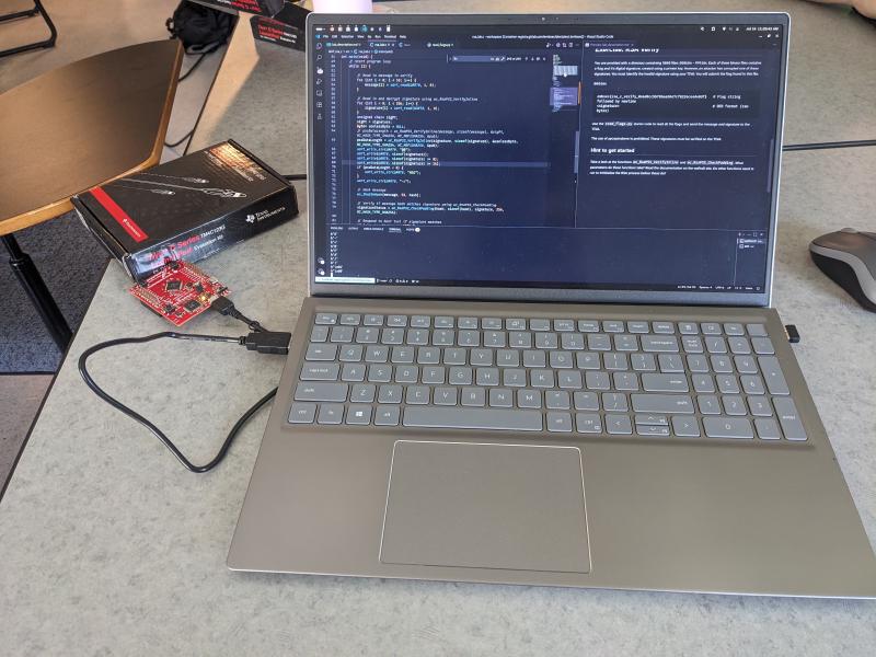 Programming a Tiva microcontroller